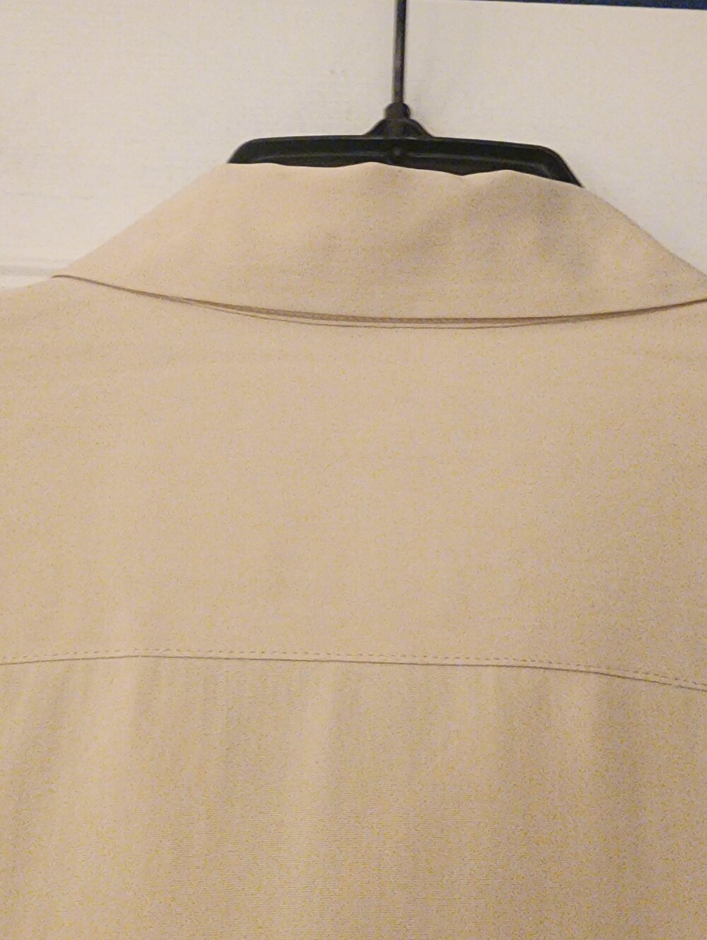 EQUIPMENT HOMME Silk Dress Shirt In Cream/beige Size Medium - Picture 7 of 12